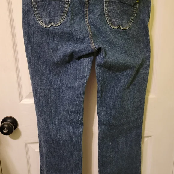 Apple Bottoms Blue Denim Jeans with Contrast Stitching - Picture 3 of 8